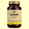Cayena 520 mg - Solgar - 100 cápsulas vegetales