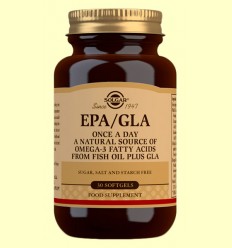 EPA/GLA Una al Día - Solgar - 30 cápsulas blandas
