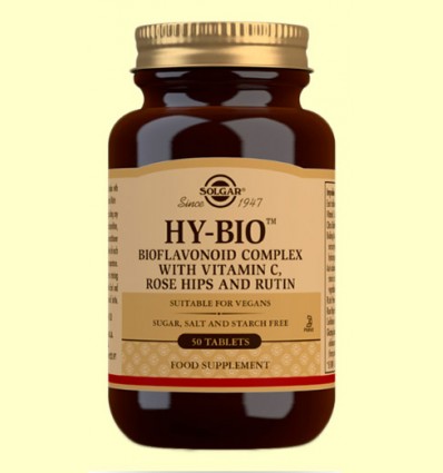 HY-Bio 500 mg Bioflavonoide Complex - Solgar - 50 comprimidos