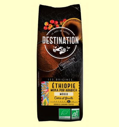 Café Molido Etiopía Moka 100% Arábica Bio - Destination - 250 gramos