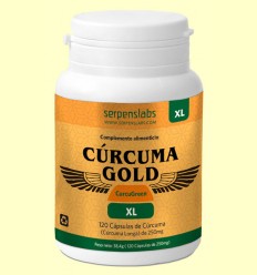 Cúrcuma Gold XL - Serpenslabs - 120 cápsulas