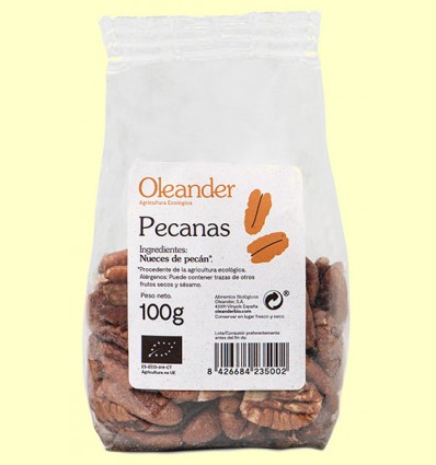Nueces Pecanas Bio - Oleander - 100 gramos