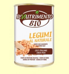 Garbanzos cocidos Bio - Il Nutrimento - 400 gramos