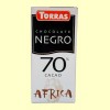 Chocolate Negro 70% Cacao África - Torras - 125 gramos