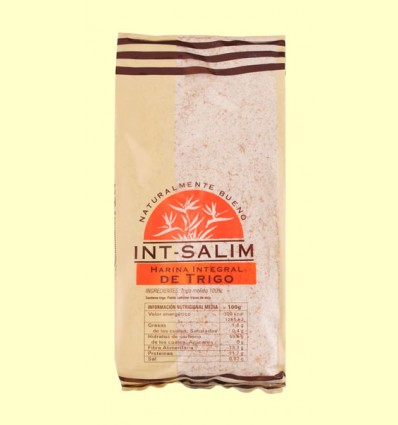 Harina integral de trigo - Int-Salim - 500 g
