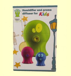 Polipini Humidificador Difusor de Aroma Niños Verde - Gisa Wellness - 1 ud
