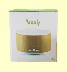 Woody - Difusor de vidrio y madera - Gisa Wellness - 1 ud