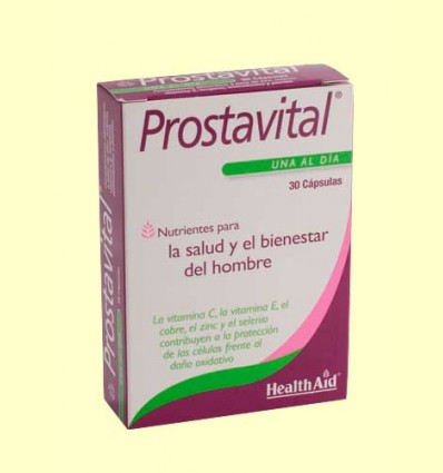 Prostavital - Ayuda para la próstata - Health Aid - 30 cápsulas