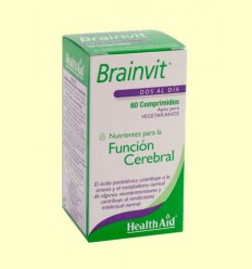 Brain Vit - Ayuda para la memoria - Health Aid - 60 comprimidos