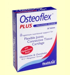 Osteoflex Plus con Ácido Hialurónico - Health Aid - 30 comprimidos