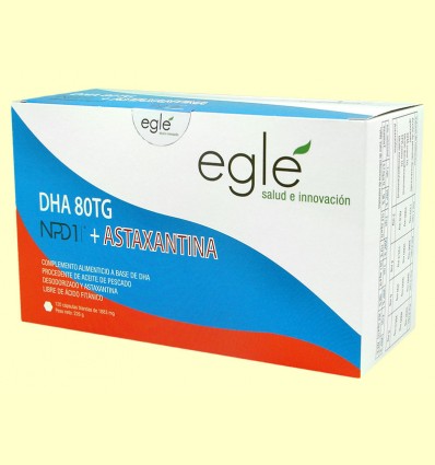 DHA 80 TG NPD1 + Astaxantina - Egle - 120 cápsulas