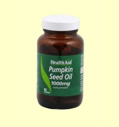 Aceite de semilla de calabaza 1000 mg - Health Aid - 60 cápsulas