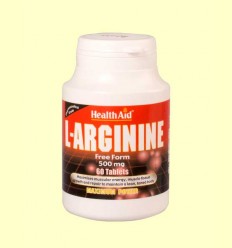 L-Arginine - L-Arginina 500 mg - Health Aid - 60 comprimidos