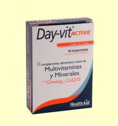 Day-Vit Active con ginseng y Coenzima Q-10 - Health Aid - 30 comprimidos