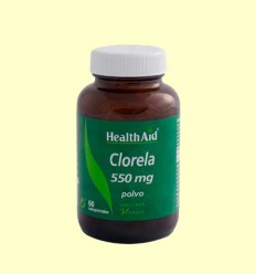Chlorella 550 mg de polvo - Health Aid - 60 comprimidos