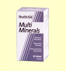 Multiminerales - Health Aid - 30 comprimidos