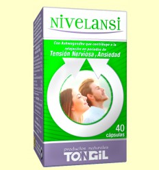 Nivelansi - Ayuda contra el estrés y la ansiedad - Tongil - 40 cápsulas