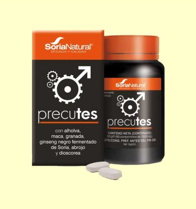 Precutes - Testosterona - Soria Natural - 60 comprimidos