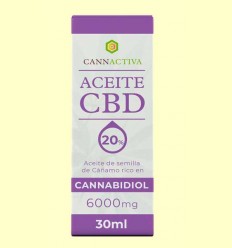 Aceite de CBD 6000 mg - Cannactiva - 30 ml
