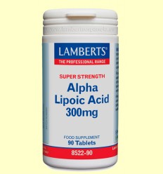 Ácido Alfa Lipoico 300 mg - Lamberts - 90 tabletas