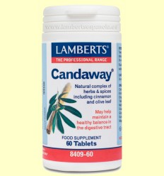 Candaway - Sistema Digestivo - Lamberts - 60 cápsulas