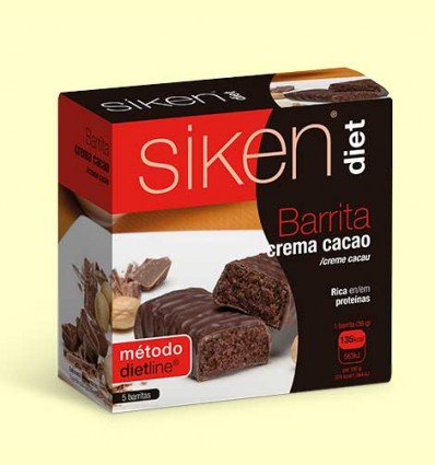 Barrita de Crema de Cacao - Siken Diet - 5 barritas