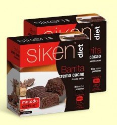 Barrita de Crema de Cacao - Siken Diet - 2 x 5 barritas