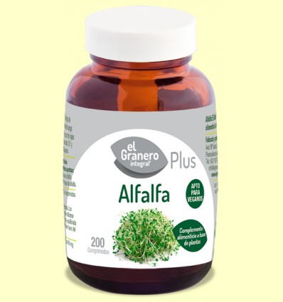 Alfalfa Plus - El Granero - 200 comprimidos