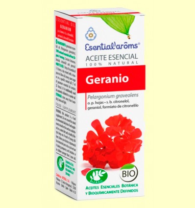 Aceite Esencial Geranio Bio - Esential Aroms - 10 ml