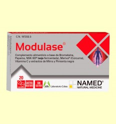 Modulase - Inflamaciones - Laboratorio Cobas - 20 comprimidos
