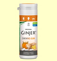 Chicles Ginjer Jengibre y Miel - Lemon Pharma - 30 gramos