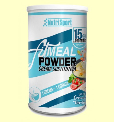 Fitmeal Powder Crema Verduras - NutriSport - 330 gramos