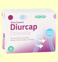Sline Control Diurcap Chlorella - Sakai - 30 cápsulas