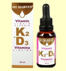 Vitamina K2 - D3 líquida - Marnys - 30 ml