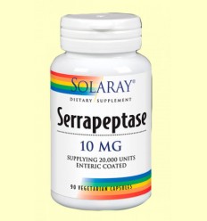 Serrapeptasa - Sistema Respiratorio - Solaray - 90 cápsulas