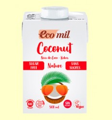 Leche de Coco Bio Sin Azúcar - EcoMil - 500 ml