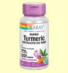 Super Turmeric - Cúrcuma - Solaray - 30 cápsulas