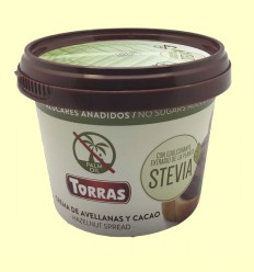 Crema de Avellanas y Cacao con Stevia - Torras - 200 gramos