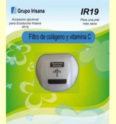 Filtro de colágeno y vitamina C - Accesorio opcional para la ecoducha Irisana IR15 - Grupo Irisana