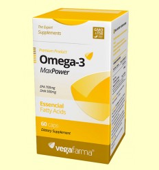 Omega3 MaxPower - Vegafarma - 60 cápsulas