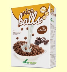 Rice Balls Bolitas de Arroz Integral con Cacao - Soria Natural - 250 gramos