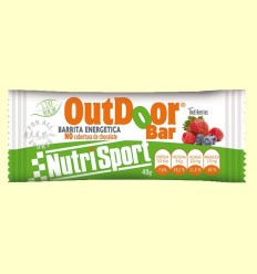 OutDoor Bar - Sabor red berries - Nutrisport - 40 gramos