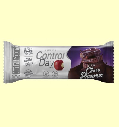 Barrita Control Day Chocolate Brownie - NutriSport - 44 gramos