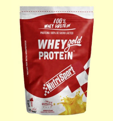 Whey Gold Protein Yogur Plátano - Nutrisport - 500 gramos