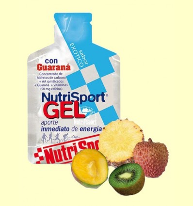 Gel + Guaraná Sabor Exótico - Nutrisport - 40 gramos 