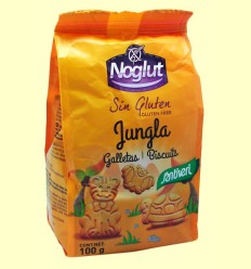Noglut Galletas Jungla Sin Gluten - Santiveri - 100 gramos