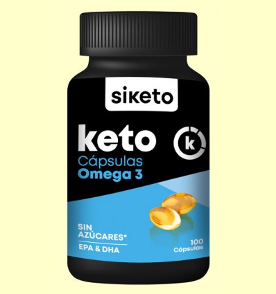 Keto Omega 3 - Siketo - 100 cápsulas