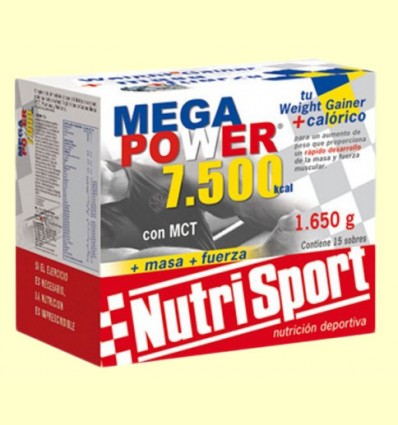 Mega Power Batido Chocolate - NutriSport - 15 sobres