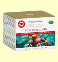 Crema Facial Antiarrugas Rosa Mosqueta Natural y Ecológica - Esential Aroms - 50 ml