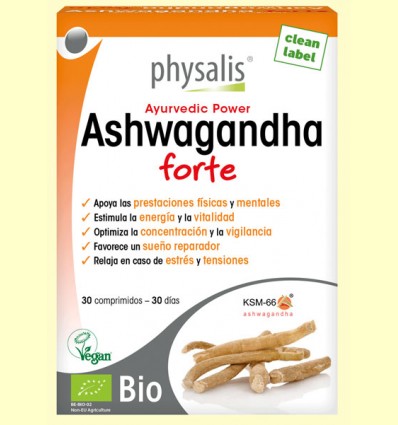 Ashwagandha Forte Bio - Physalis - 30 comprimidos